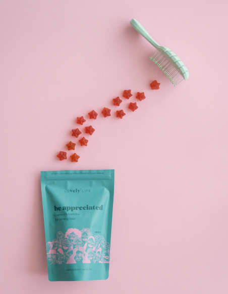 Gumené vitamíny pre silné vlasy