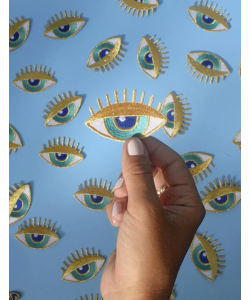 Zlaté trio očí nažehľovačka