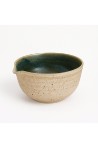 Keramická miska na matchu Midori – handmade by Martina Švarc