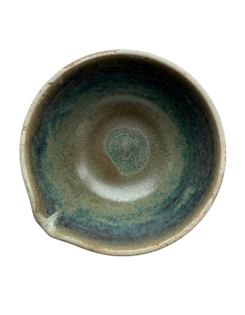 Keramická miska na matchu Midori – handmade by Martina Švarc